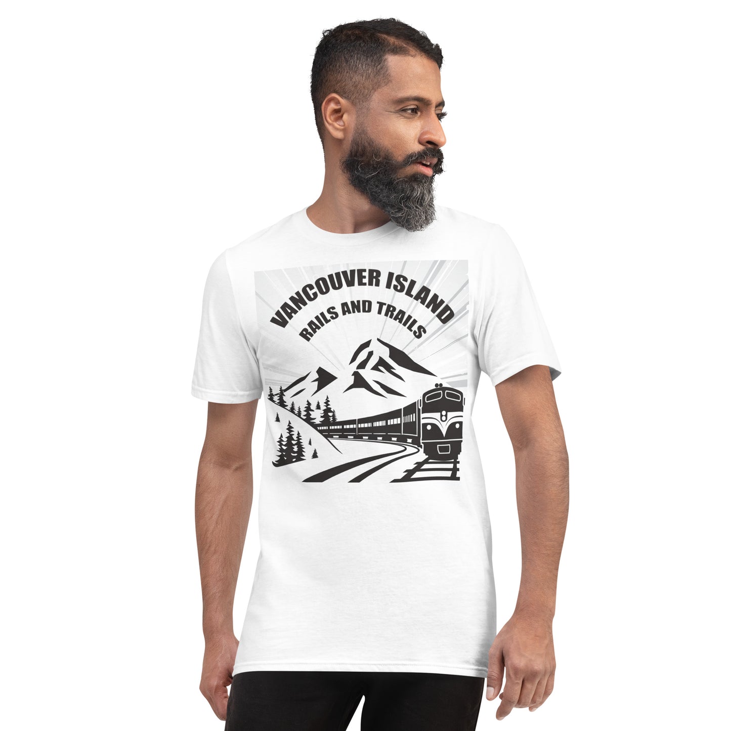 Vancouver Island Rails and Trails support Short-Sleeve T-Shirt