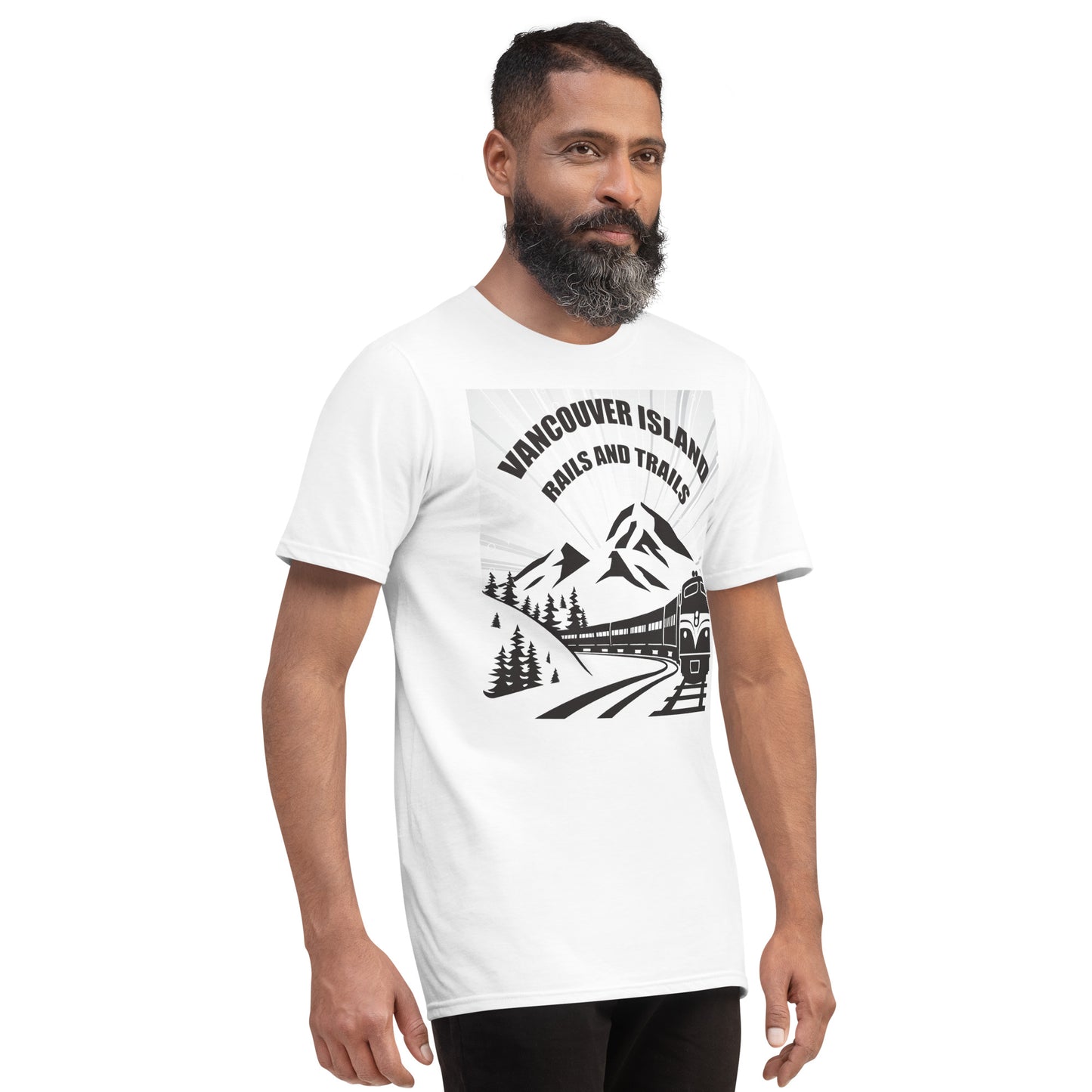 Vancouver Island Rails and Trails support Short-Sleeve T-Shirt