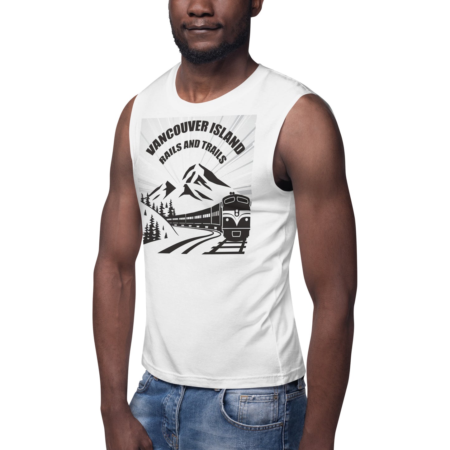 Vancouver Island Rails and Trails Muscle Shirt